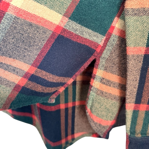 BKE| Buckle | Hooded Flannel Shirt with Gray Hood - Picture 8 of 11